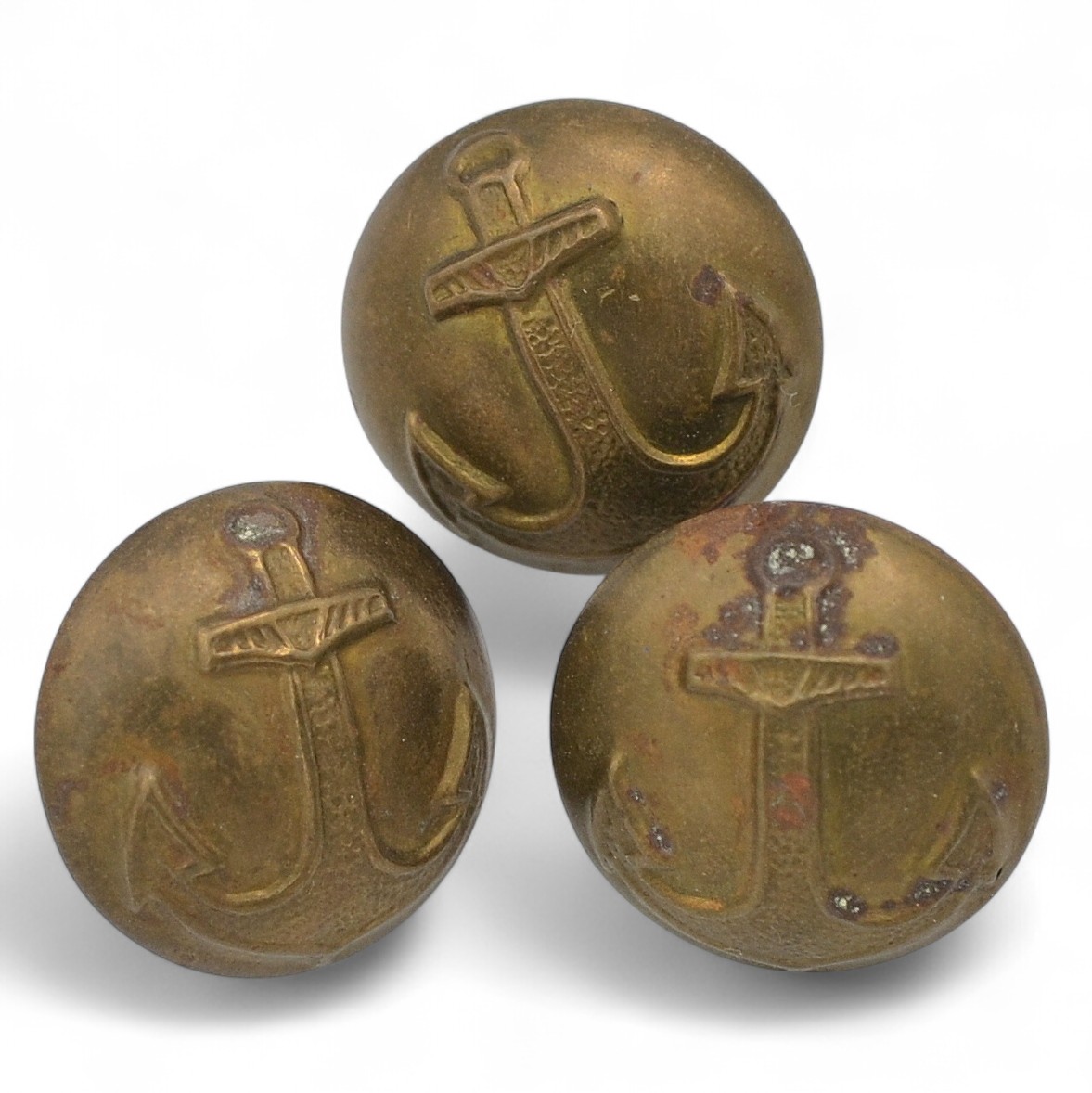 A lot of early Red Army officer's kicking buttons, the so-called "barrels"