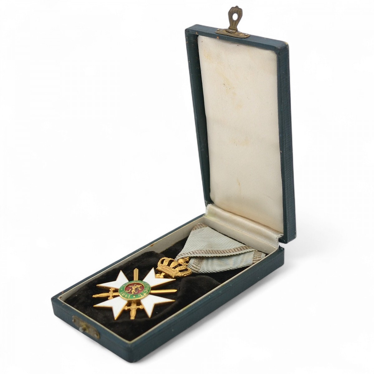 Bulgaria. Officer's Order for Bravery, 3rd degree, 2nd class, 1941, in a case