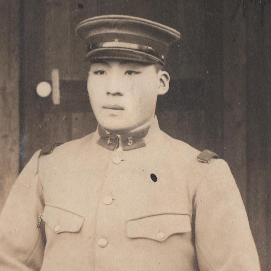 Photo of a Japanese soldier of the 5th transport Battalion