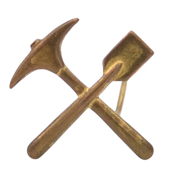 The emblem of the Red Army sapper units of the 1936 model