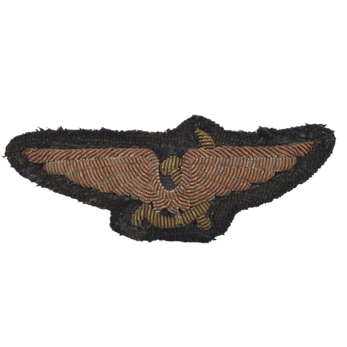 The sleeve patch of the flight personnel of the USSR Civil Aviation Fleet, which belonged to V.Y. Jungmeister