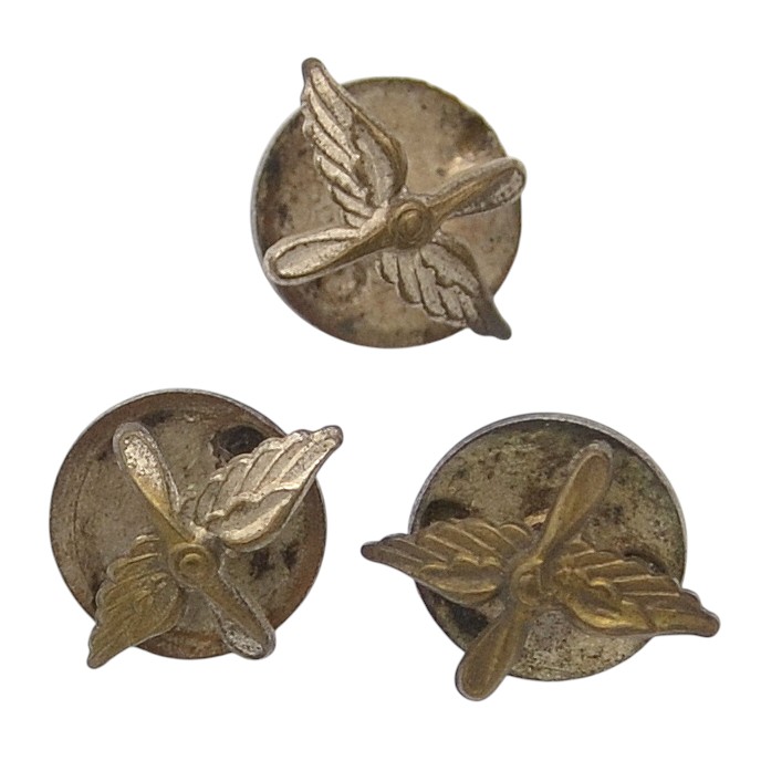 A lot of lavalier emblems of the USSR Navy, which belonged to V.Y. Jungmeister