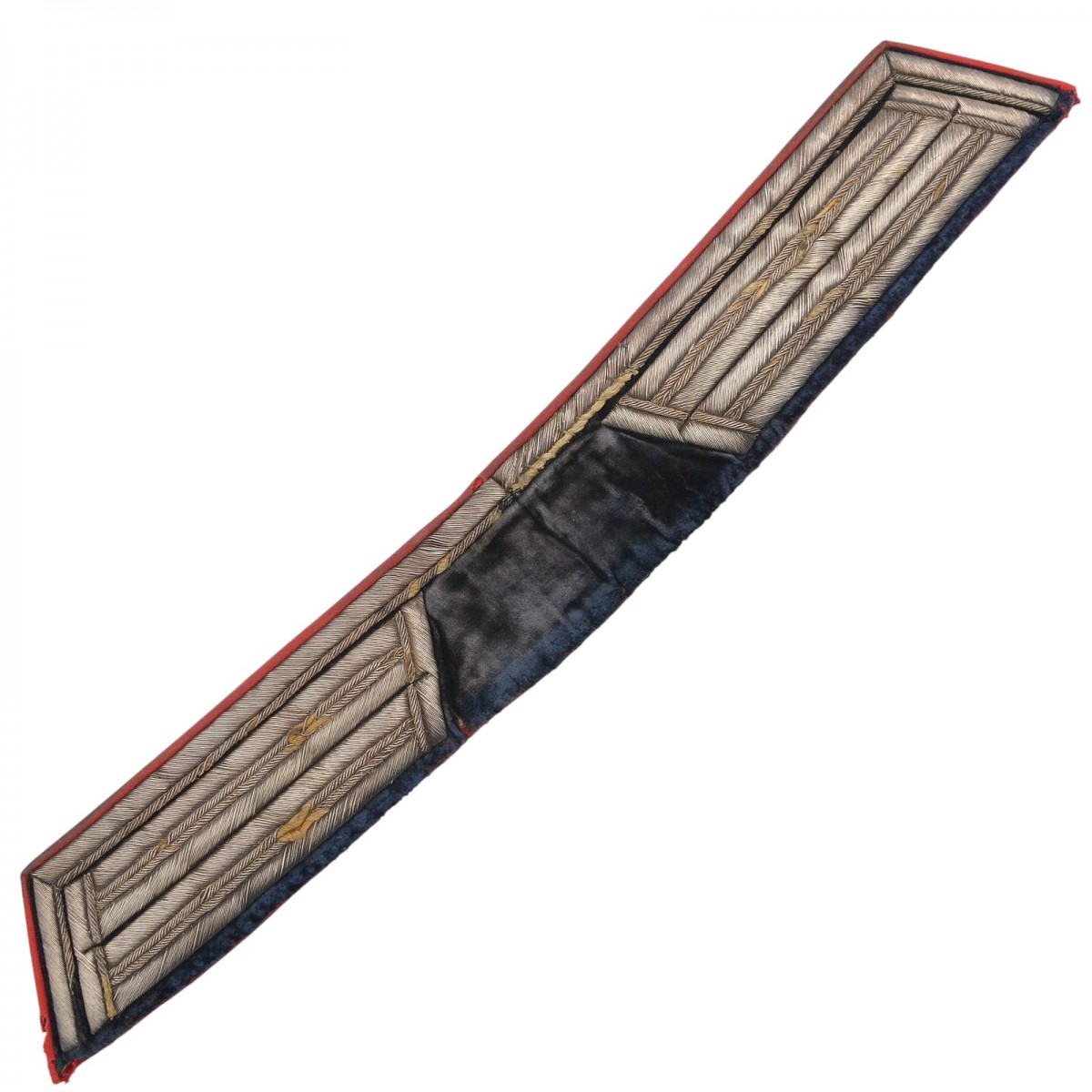 The collar of the uniform of an officer of the Main Engineering Department (?)