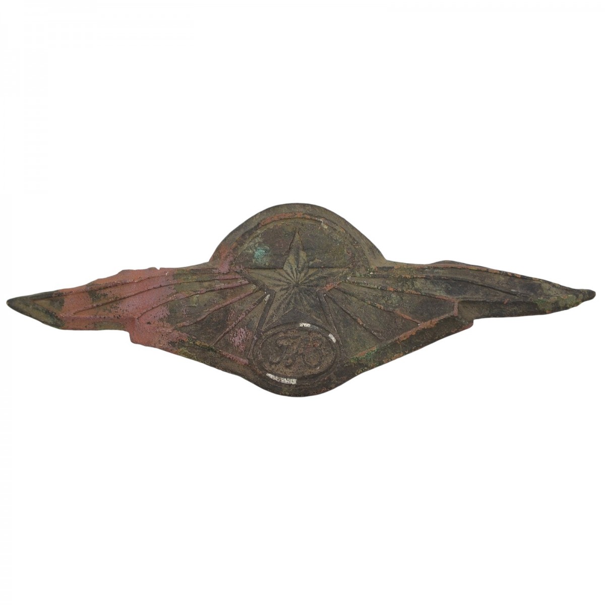 The emblem from the radiator of the GAZ M-1 car