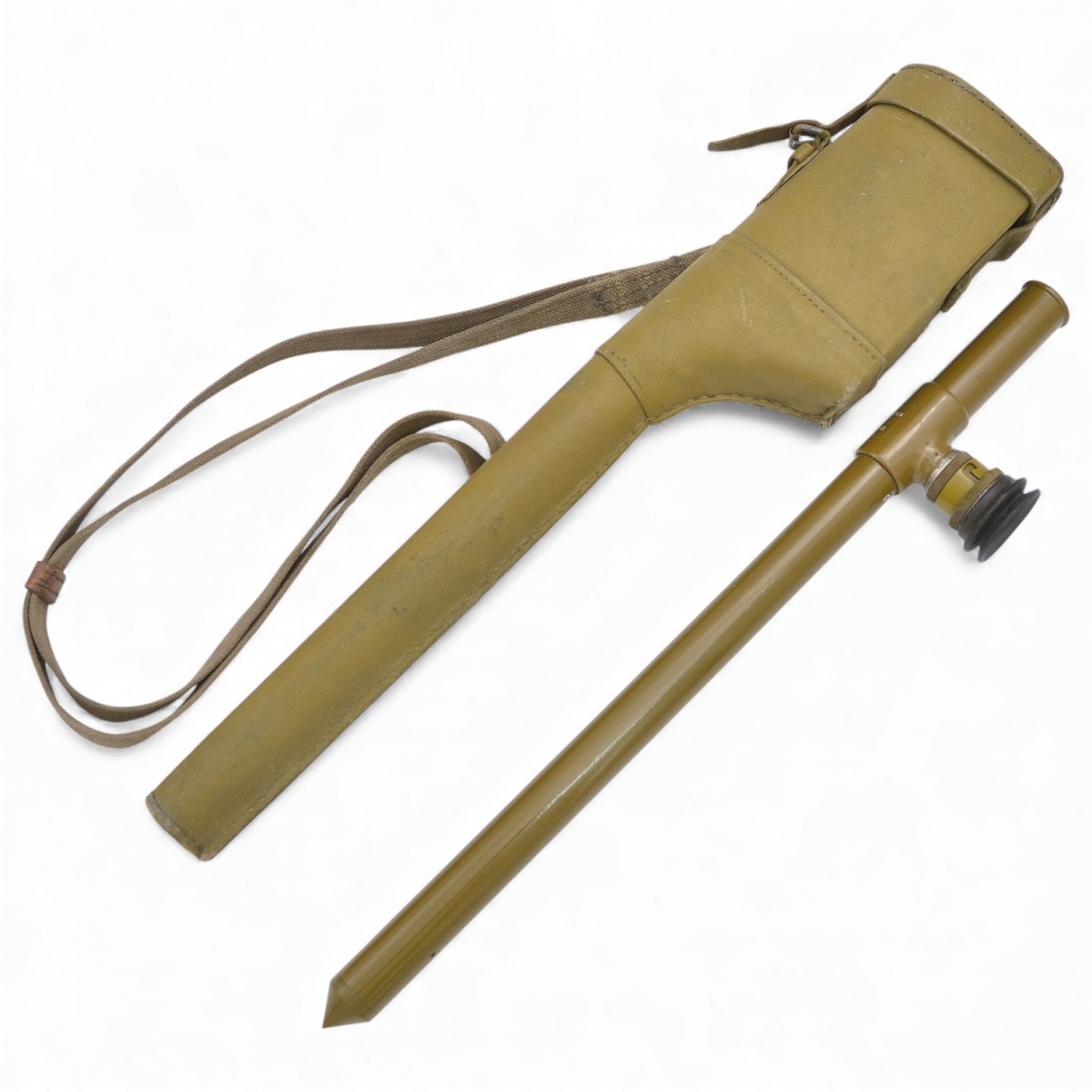 TR-4 scout tube in the original trunk, 1940