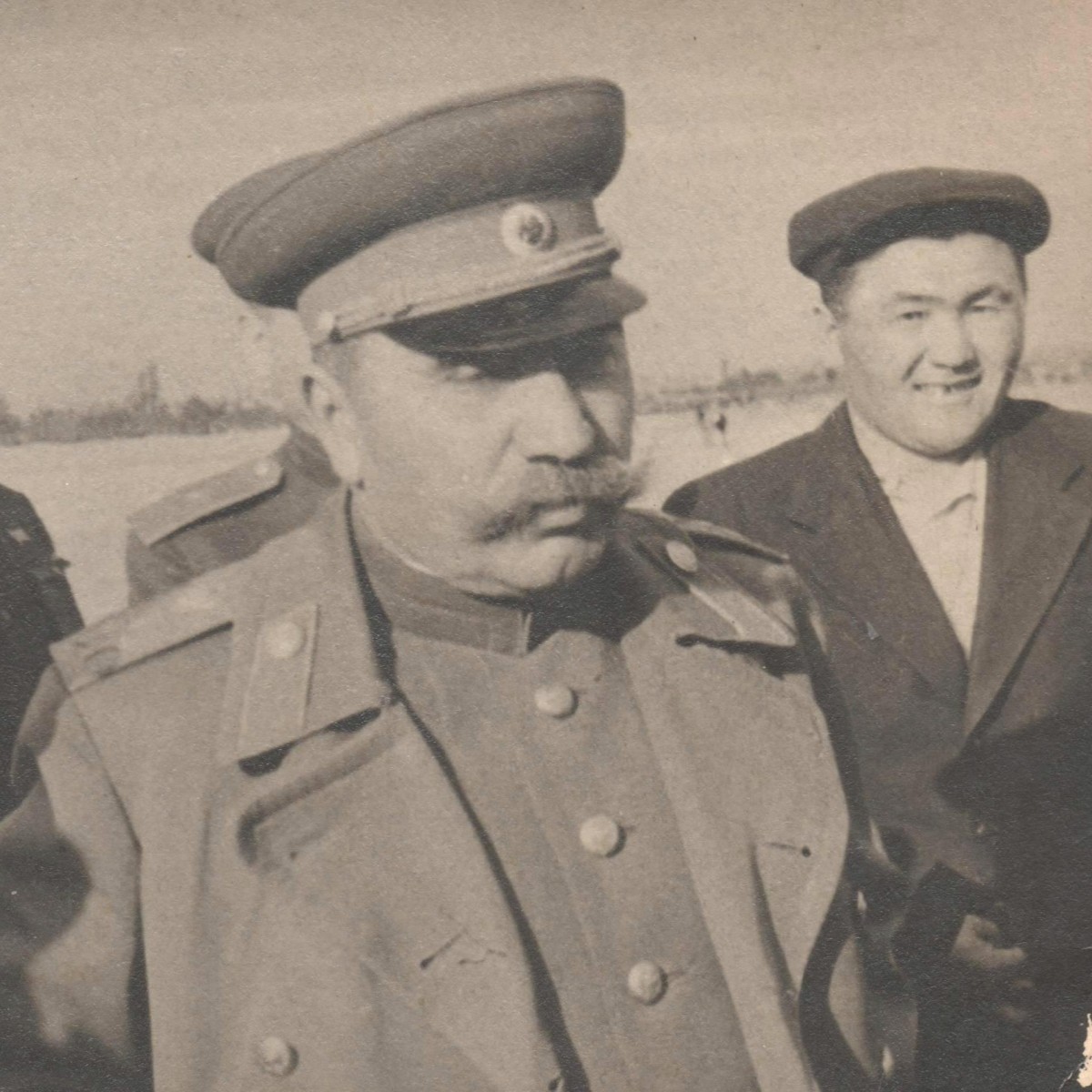 Photo of Marshal S.M. Budyonny as part of the delegation
