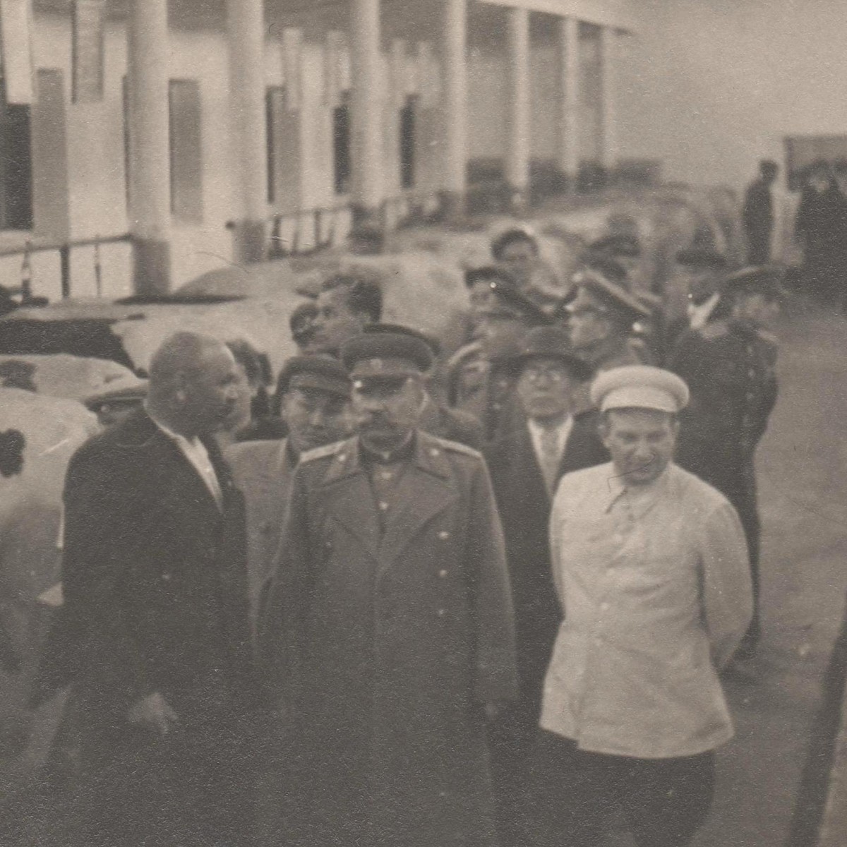 Photo of Marshal S.M. Budyonny as part of the delegation