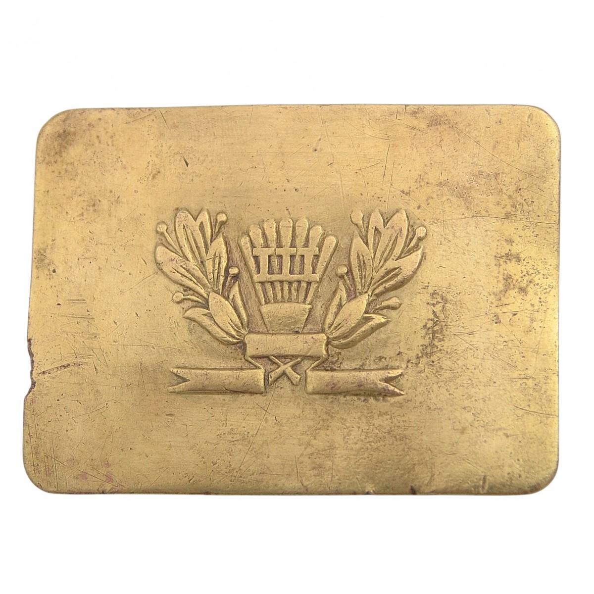 The Soviet High school student's buckle