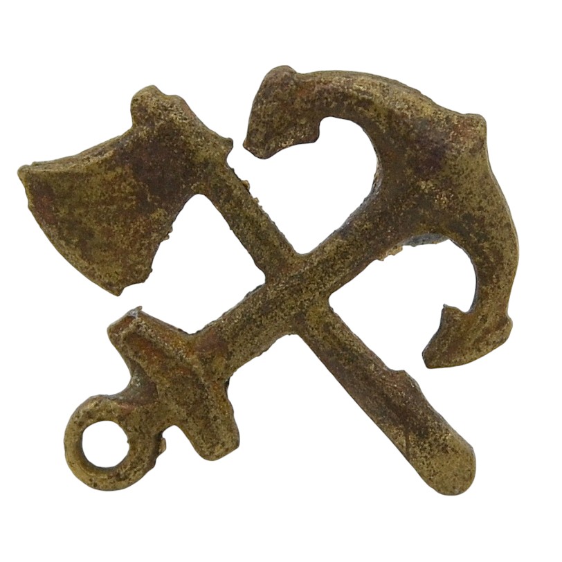 Lavalier emblem of the railway troops, mod. 1936, small size