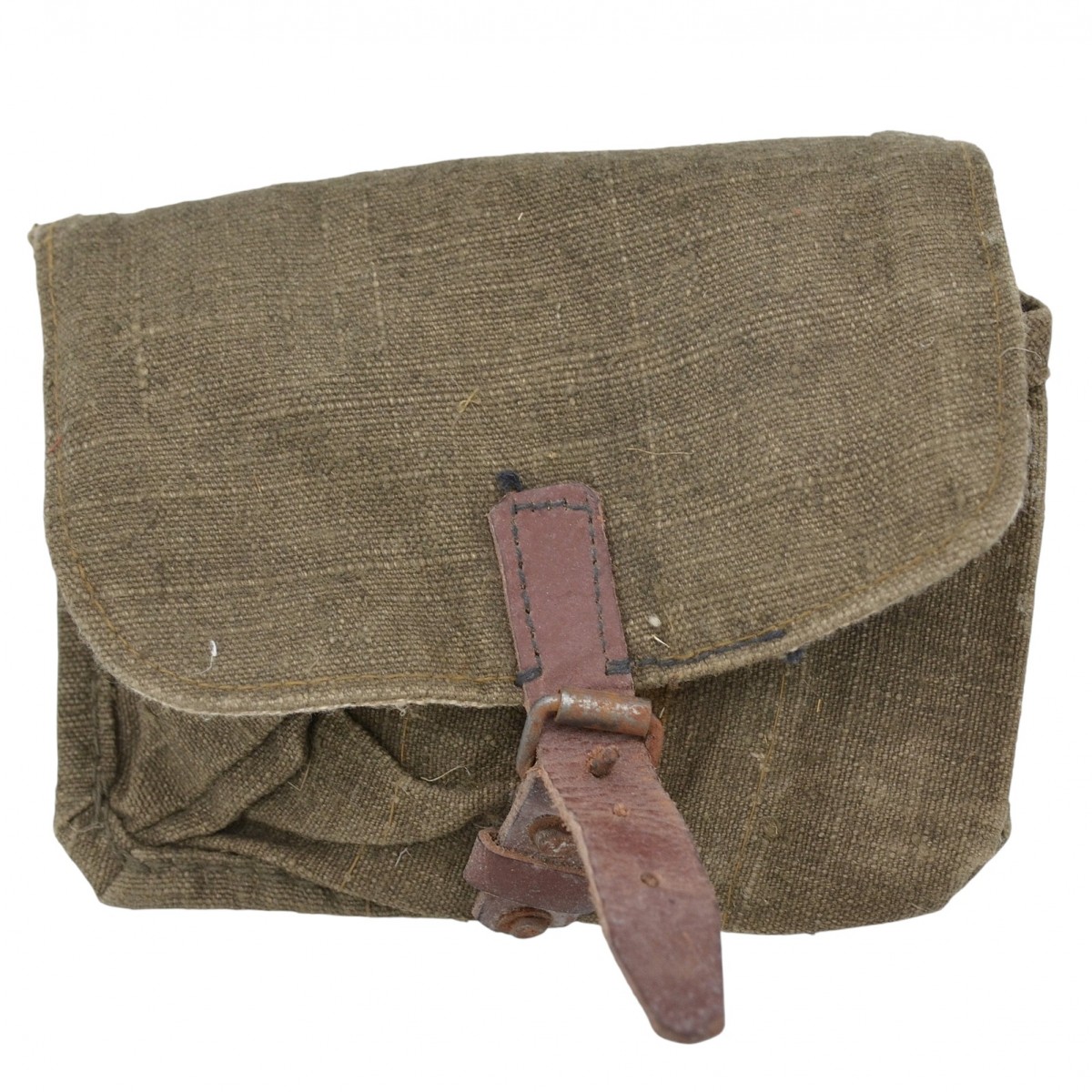 Pouch for 3 F-1 grenades, dark tarpaulin, 1944