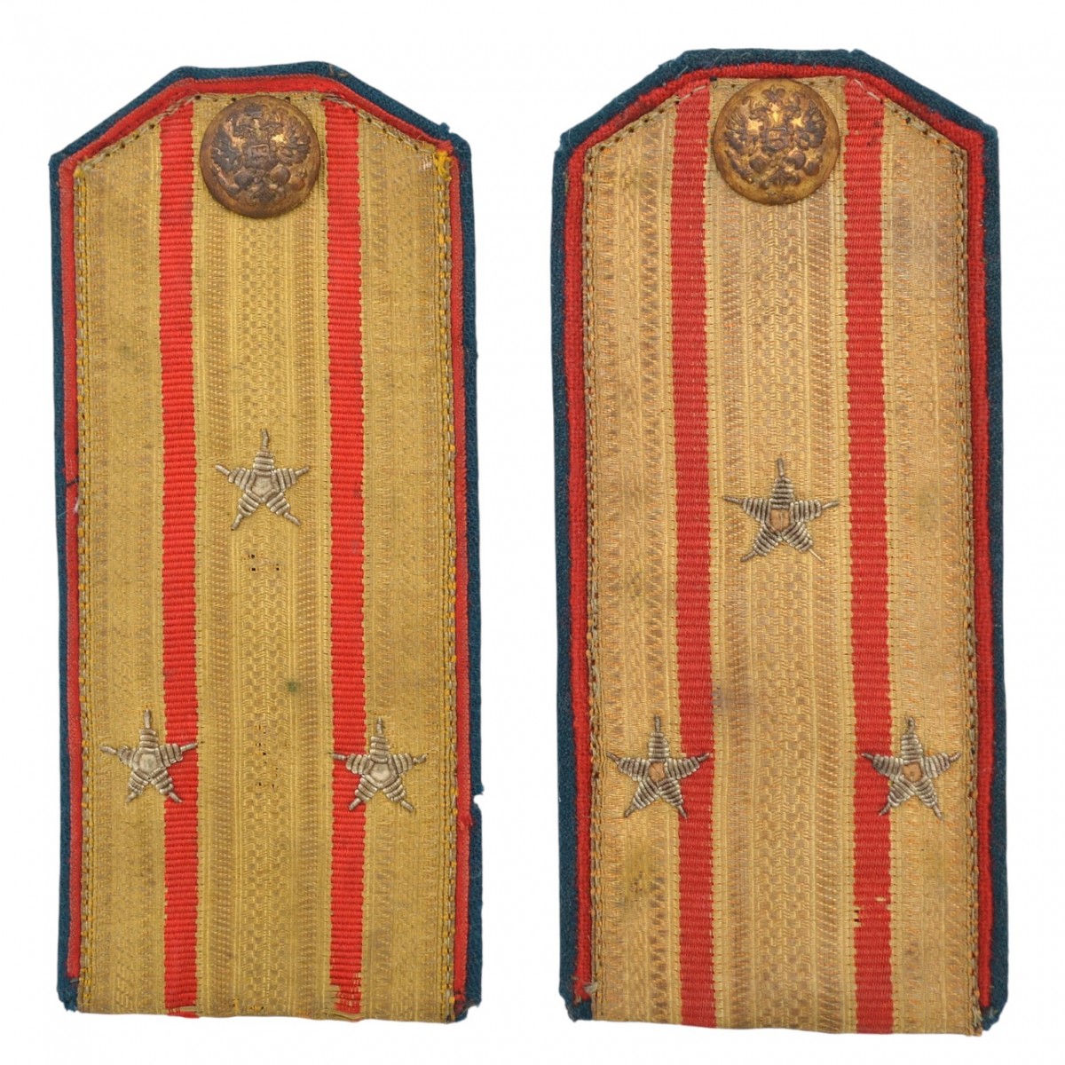 Shoulder straps of the RIA Lieutenant Colonel, consisting of cavalry