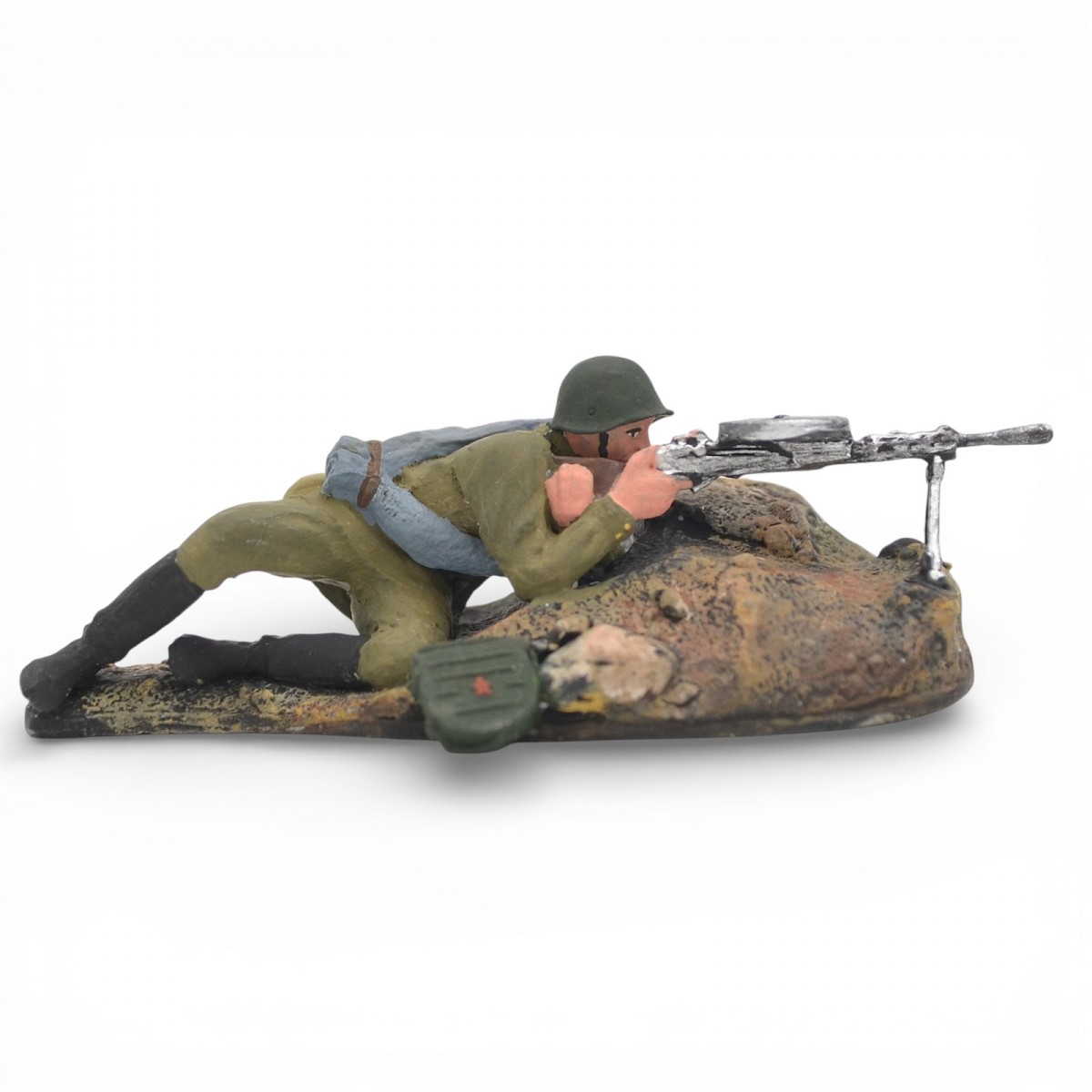 Tin soldier "Machine gunner with DP-27"