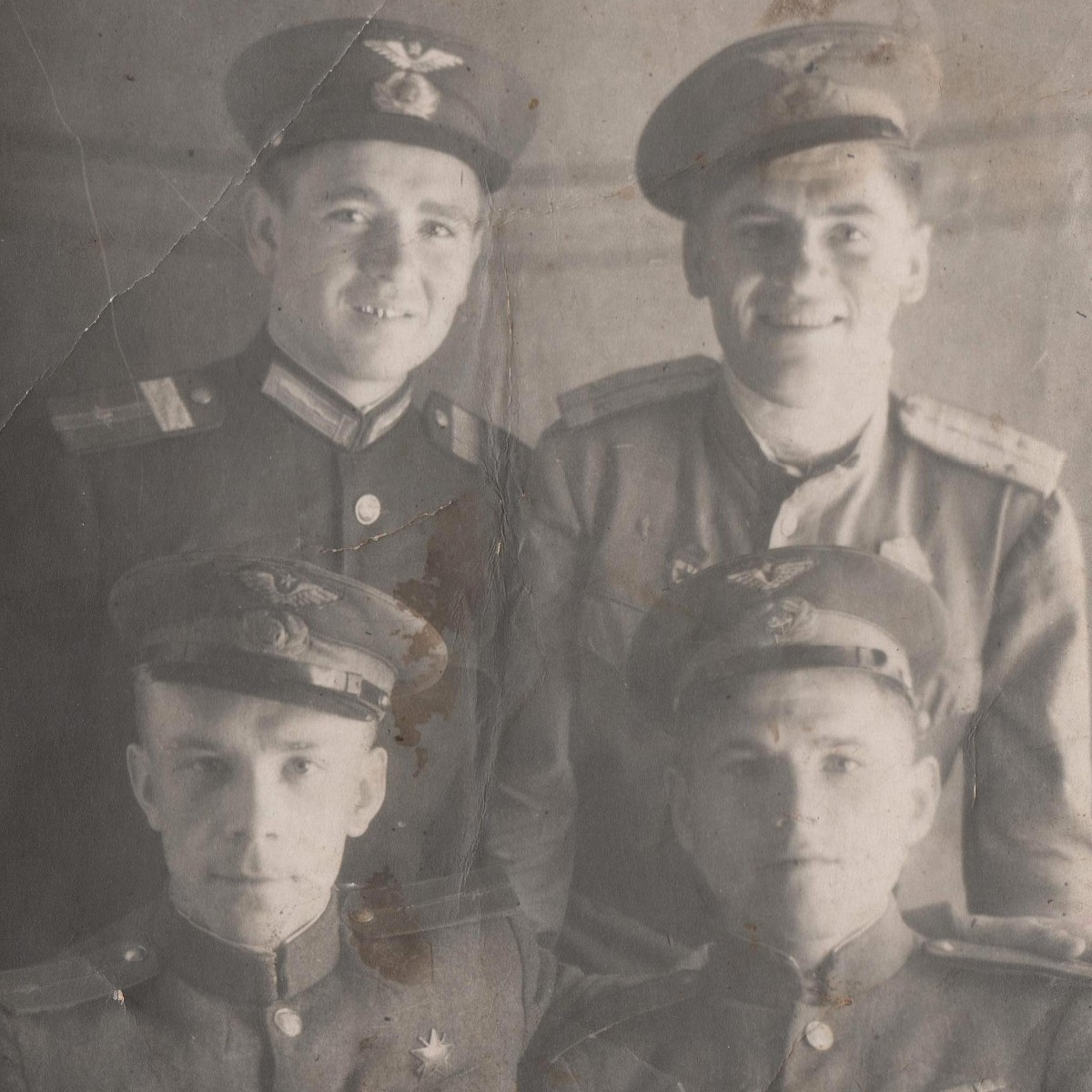 Photos of Red Army Air Force pilots