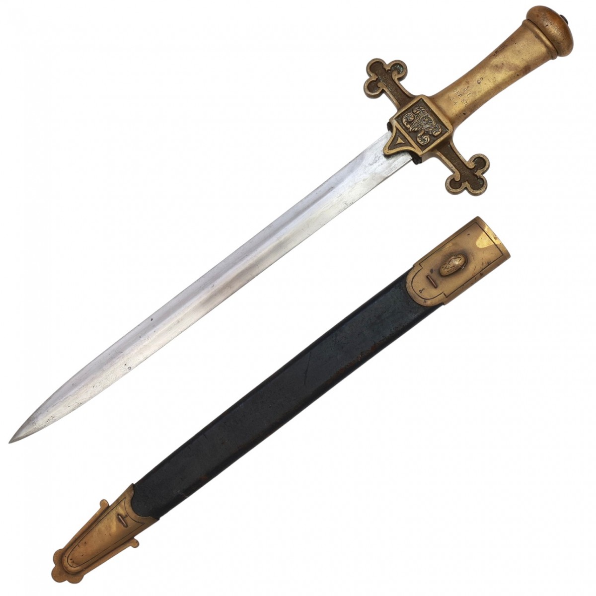 The cleaver of the English military drummers of the 1856/95 model