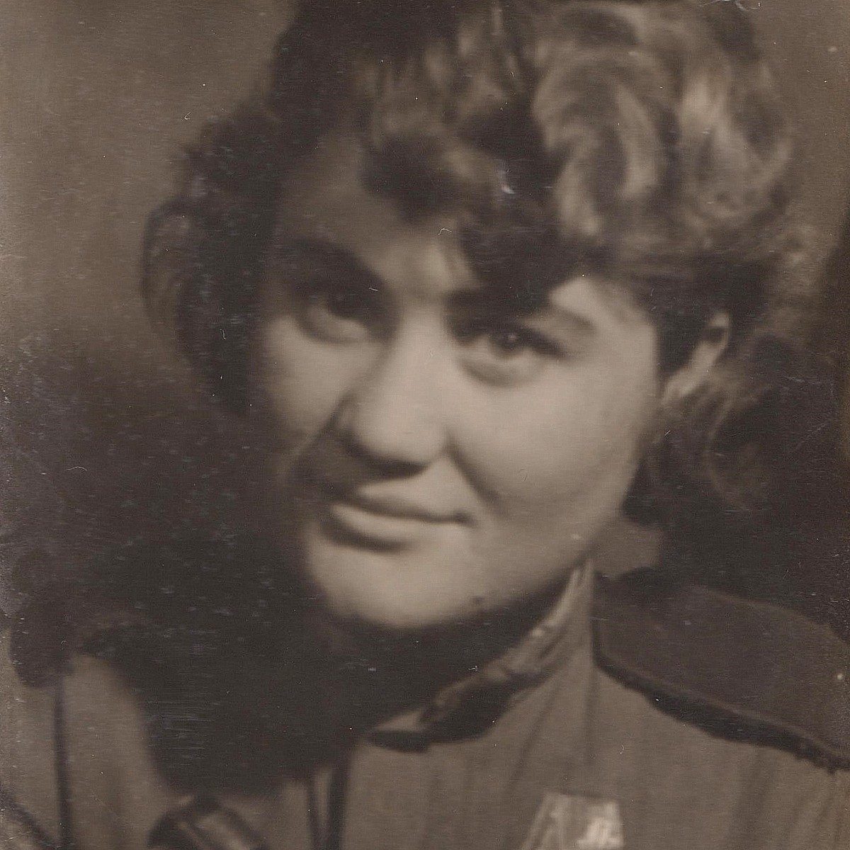 Photo of a Red Army sniper girl