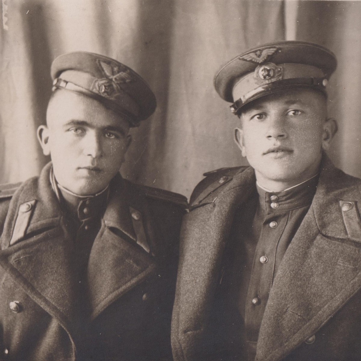 Photos of Red Army Air Force officers