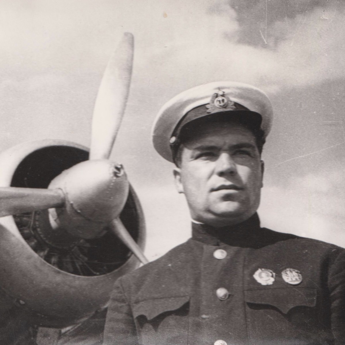 Photo of the mine-torpedo aviation pilot N.A. Tokarev– Hero of the Soviet Union