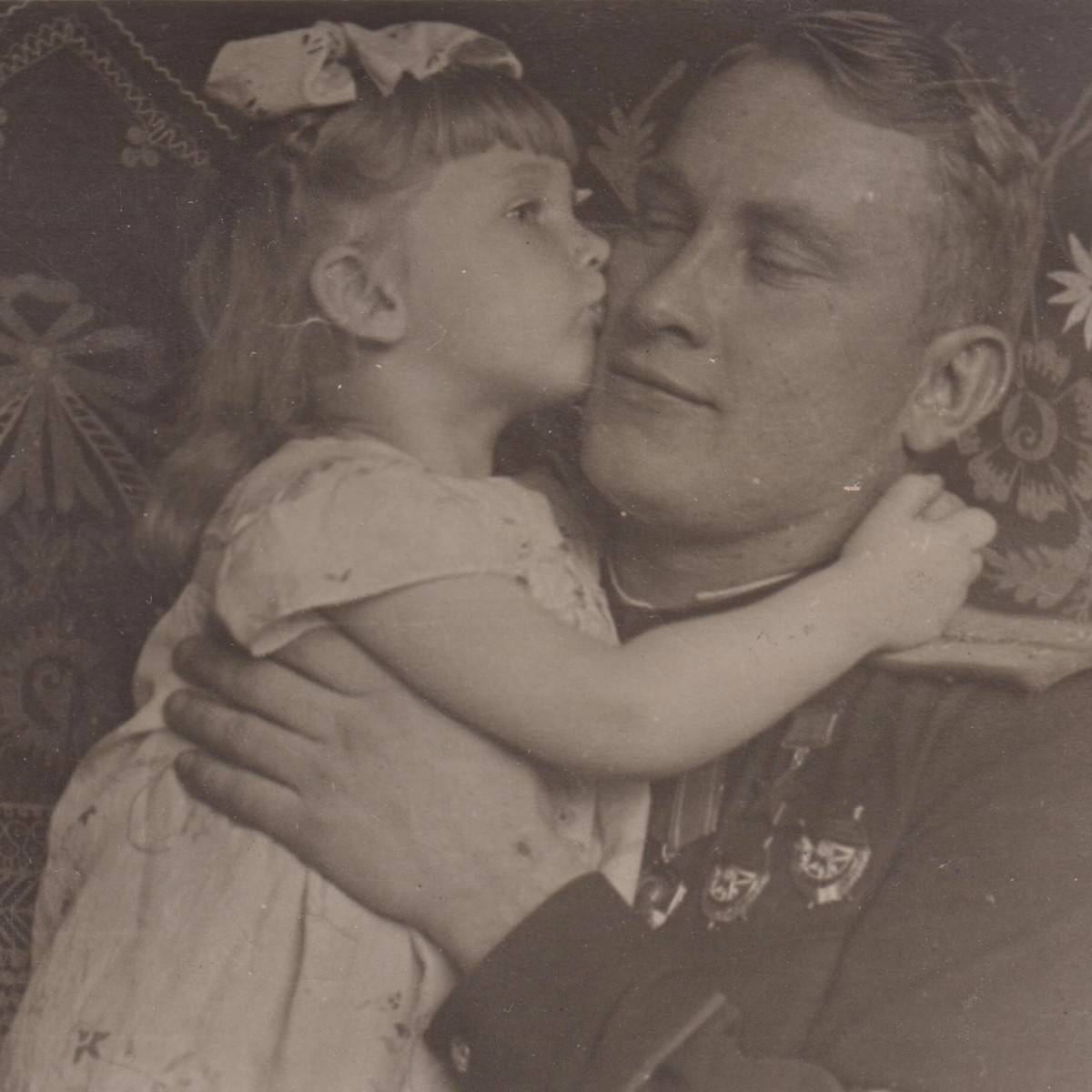 Photo of Red Army Air Force Major S.D. Lugansky, twice Hero of the Soviet Union