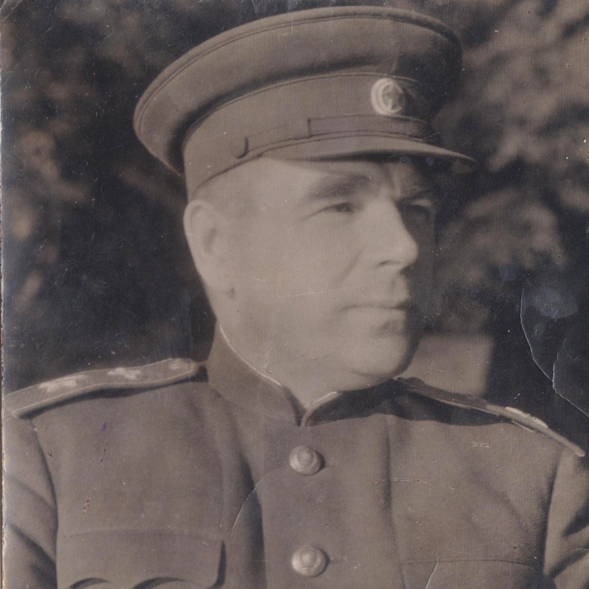 Photo of Marshal of Aviation F. Falaleev in field uniform
