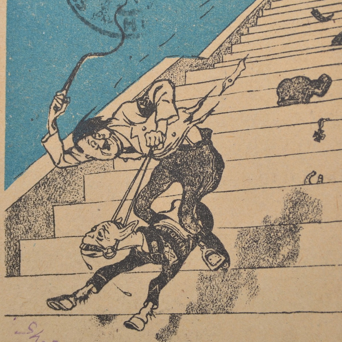 Military letter (secret) "On the Odessa stairs", 1945