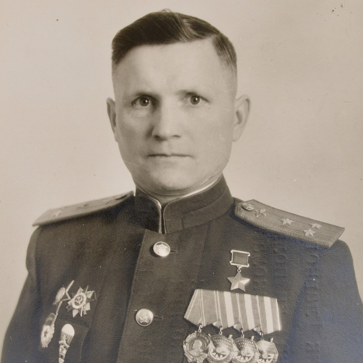 Photo of Air Force Colonel N.V. Fedorenko, Hero of the Soviet Union