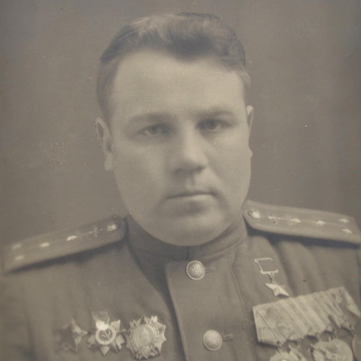 Photo of Air Force Captain Fatkin S.S., Hero of the Soviet Union
