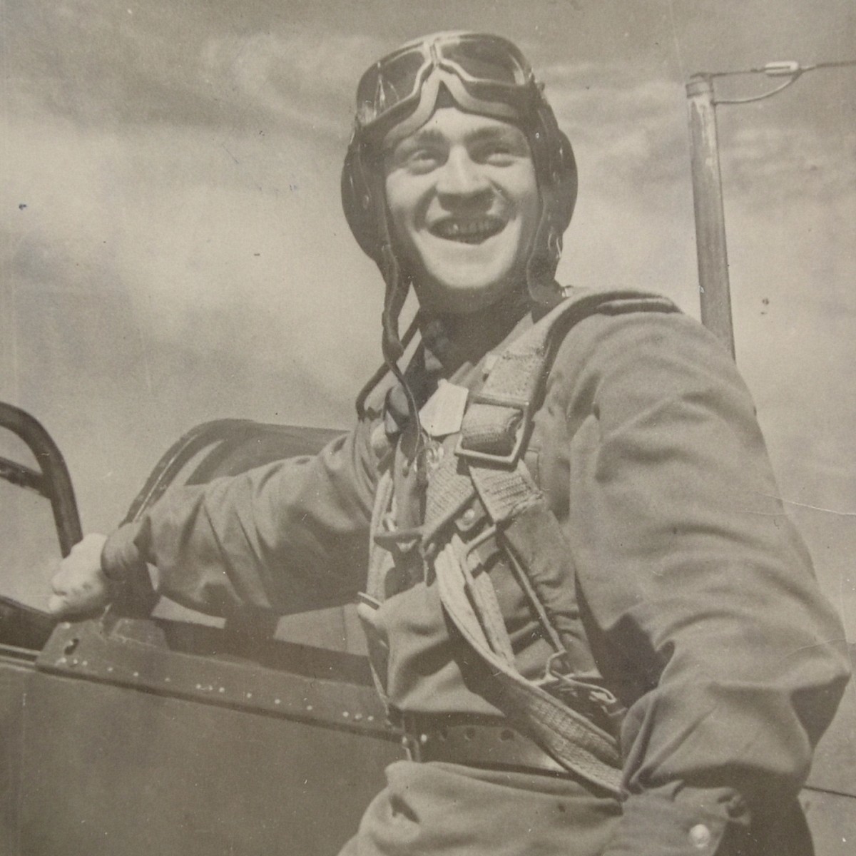 Photo of fighter pilot N.S. Pavlushkin– Hero of the Soviet Union