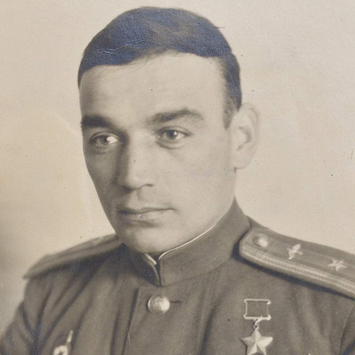 Photo of Air Force Major V.P. Shlepov, Hero of the Soviet Union