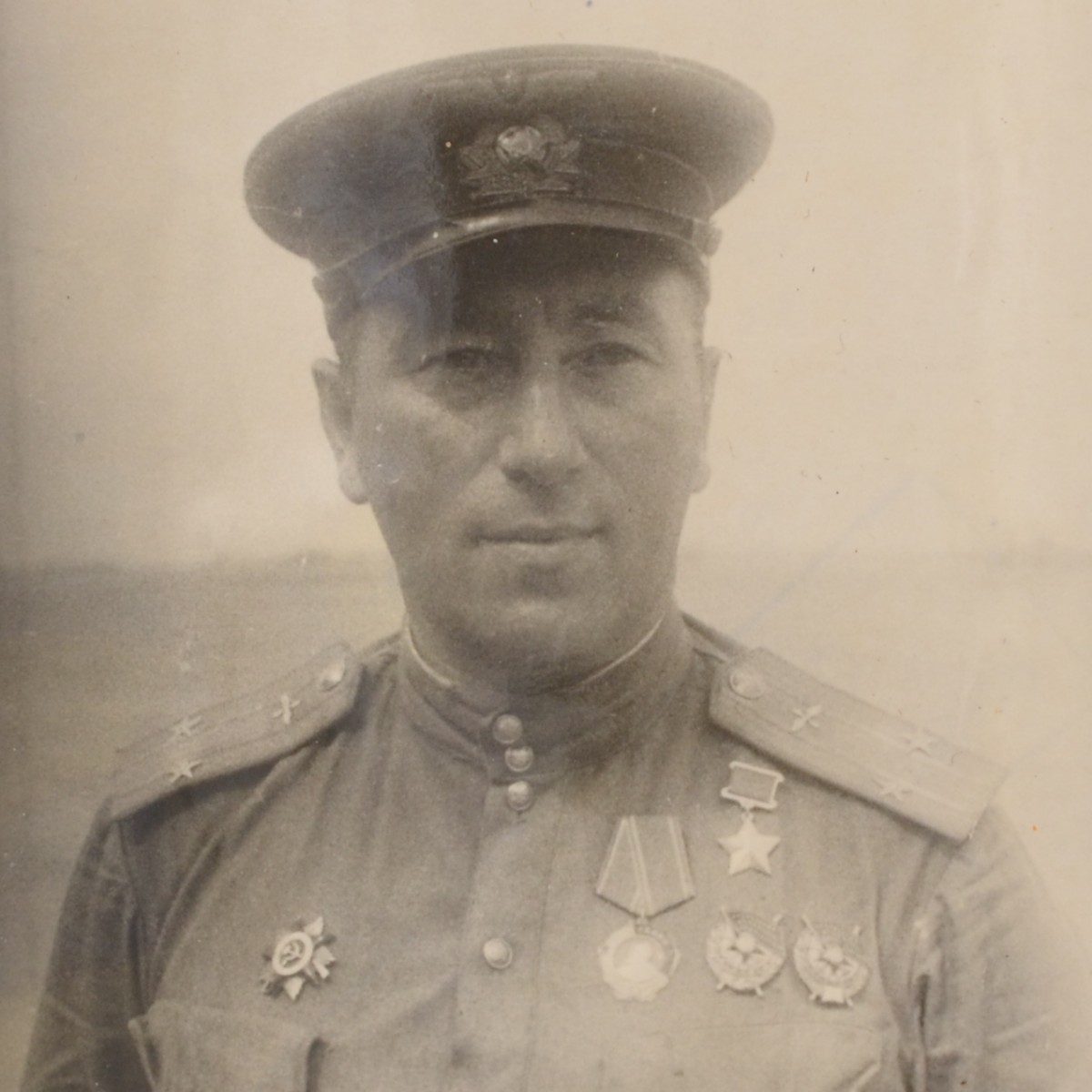 Photo of Air Force Lieutenant Colonel A.P. Shkulepov, Hero of the Soviet Union
