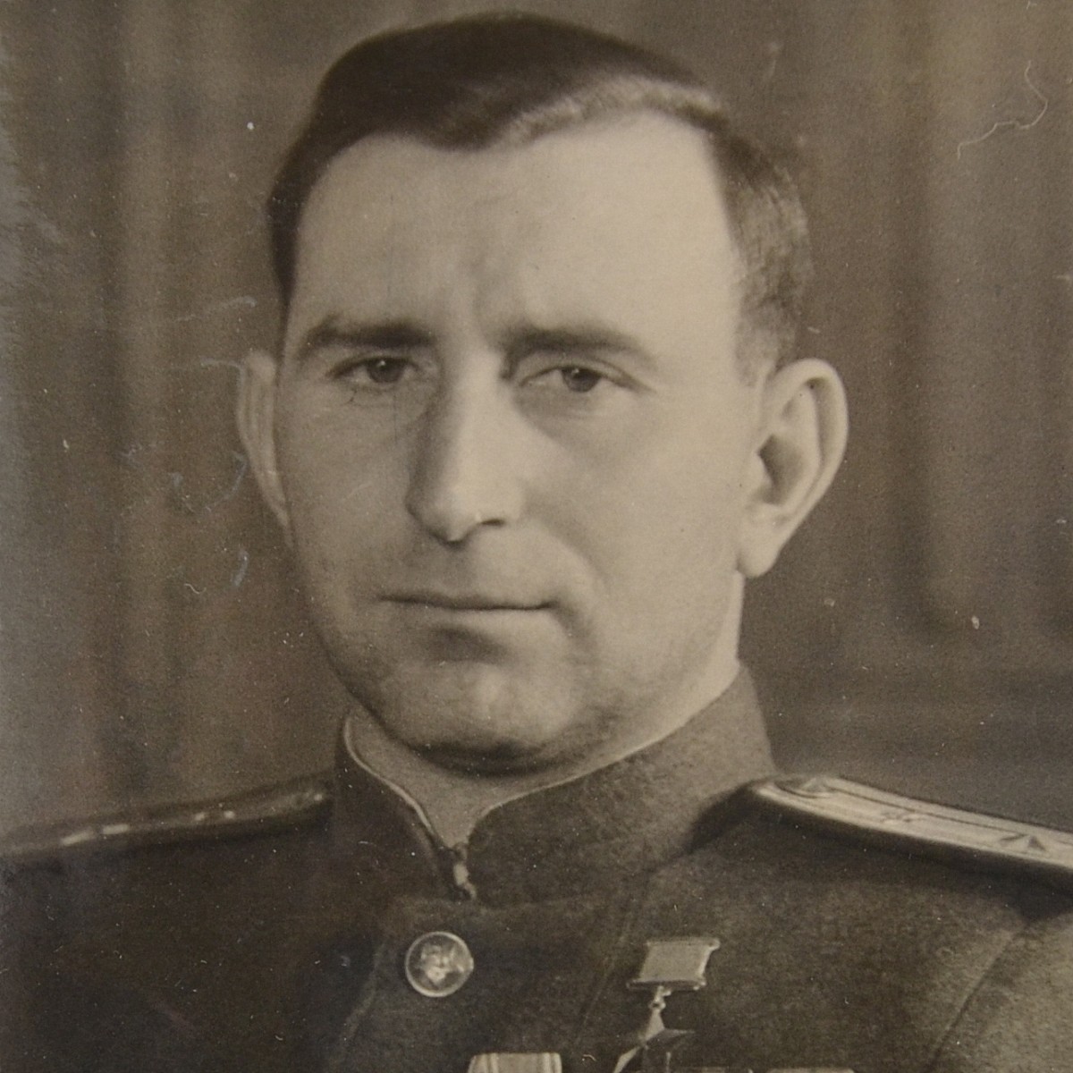 Photo of Major of the Red Army Air Force A.Z. Nosovets, Hero of the Soviet Union