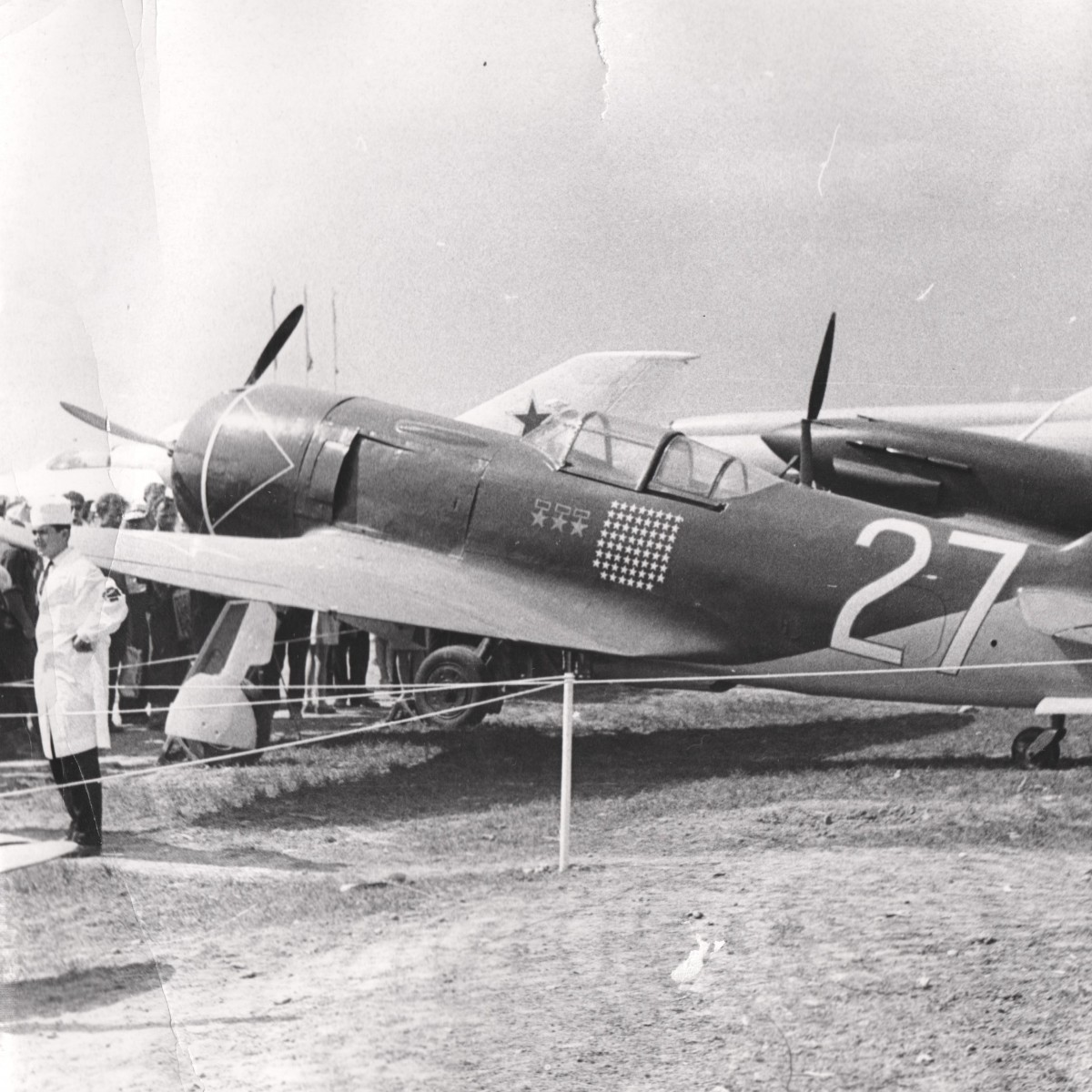 Photo of the La-7 fighter belonging to I.N. Kozhedub