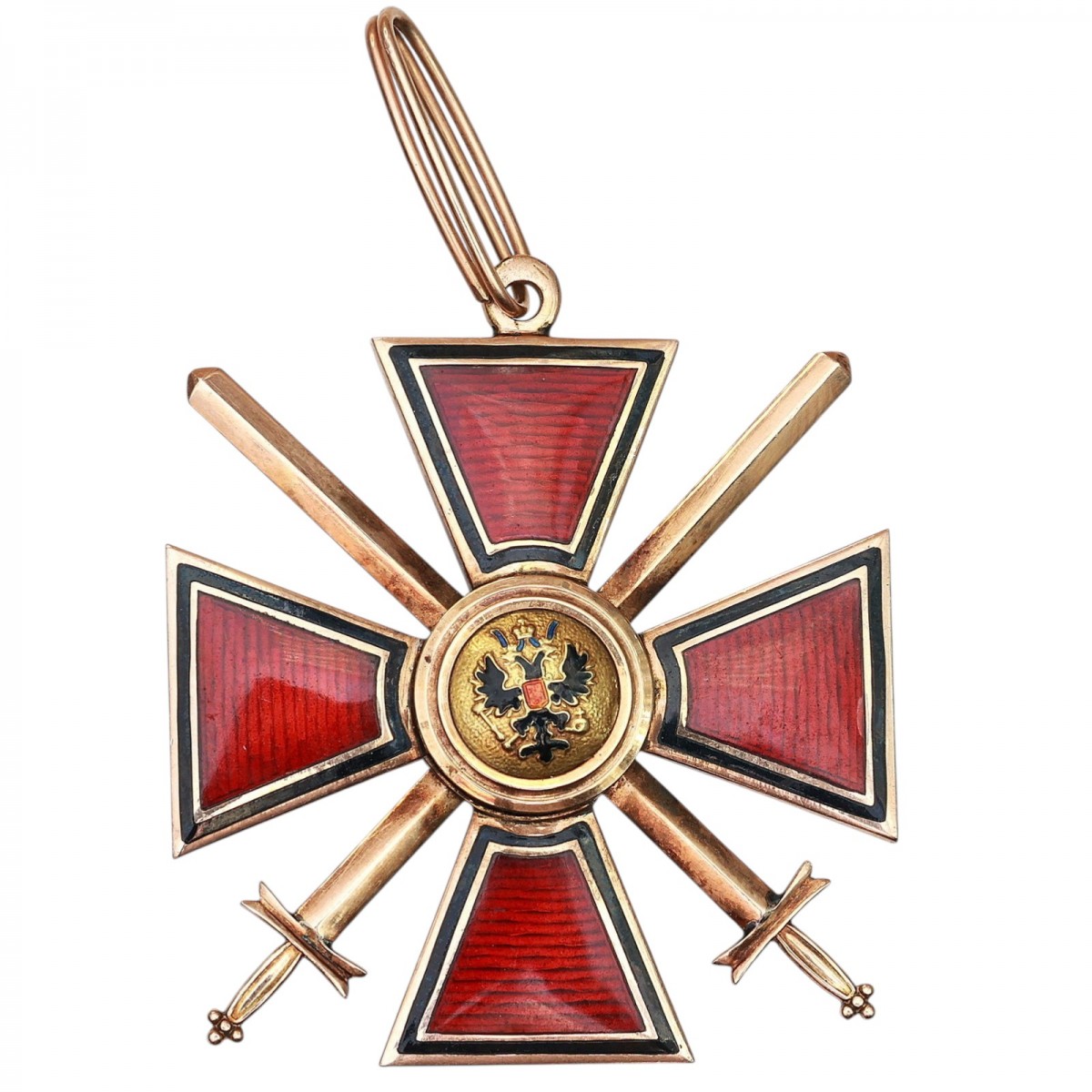 Badge of the Order of St. Prince Vladimir, 2nd class with swords, for Gentiles