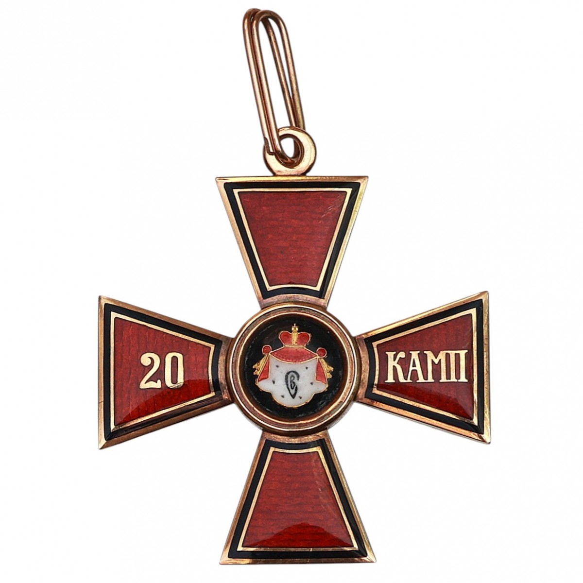 Order of St. Vladimir, 4th class. for 18 campaigns, Faberge
