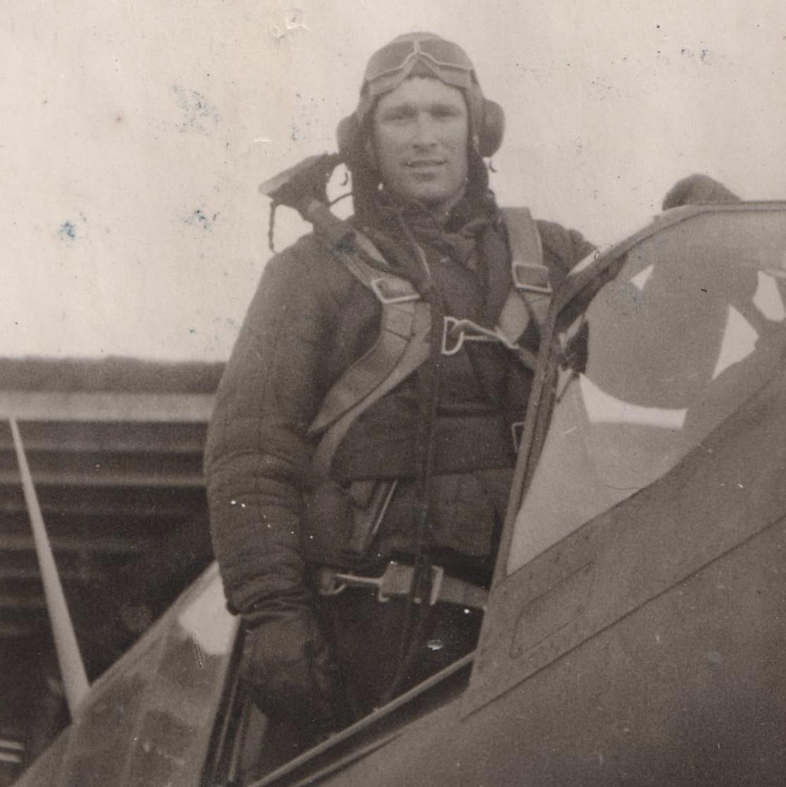 Photo of the first twice Hero of the Soviet Union B.F. Safonov