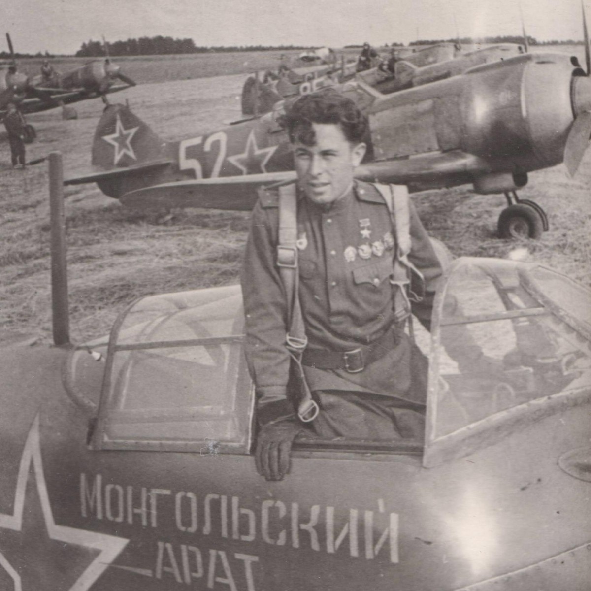 Photo of the Hero of the Soviet Union, Lieutenant A.I. Mayorov, 1943