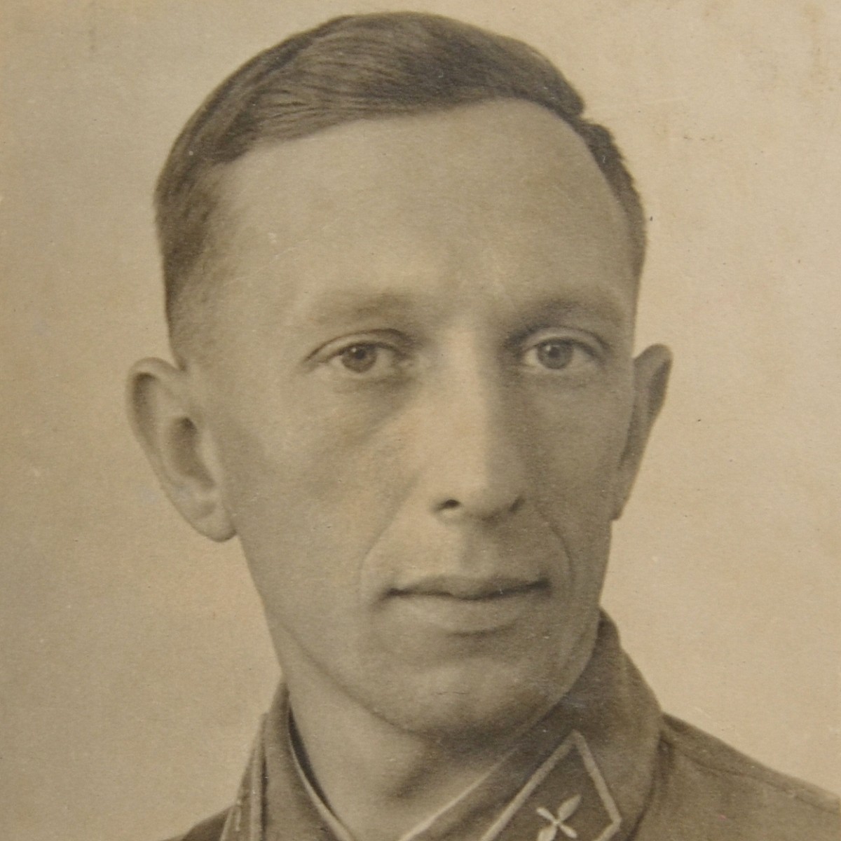 Early photo of Senior Lieutenant of the Red Army Air Force V.N. Osipov– Hero of the Soviet Union