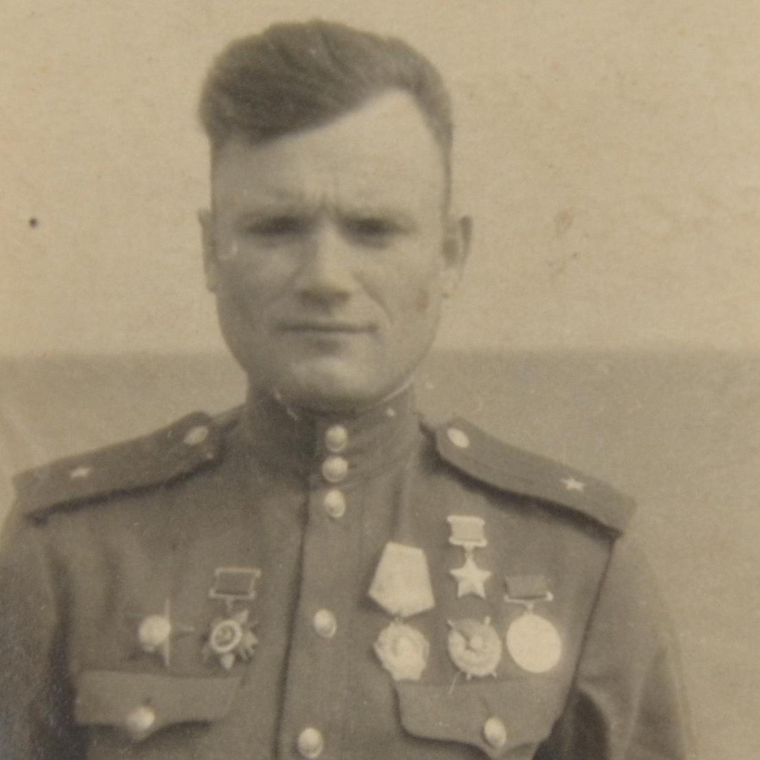 Photo of Major A.P. Pushkarenko– Hero of the Soviet Union