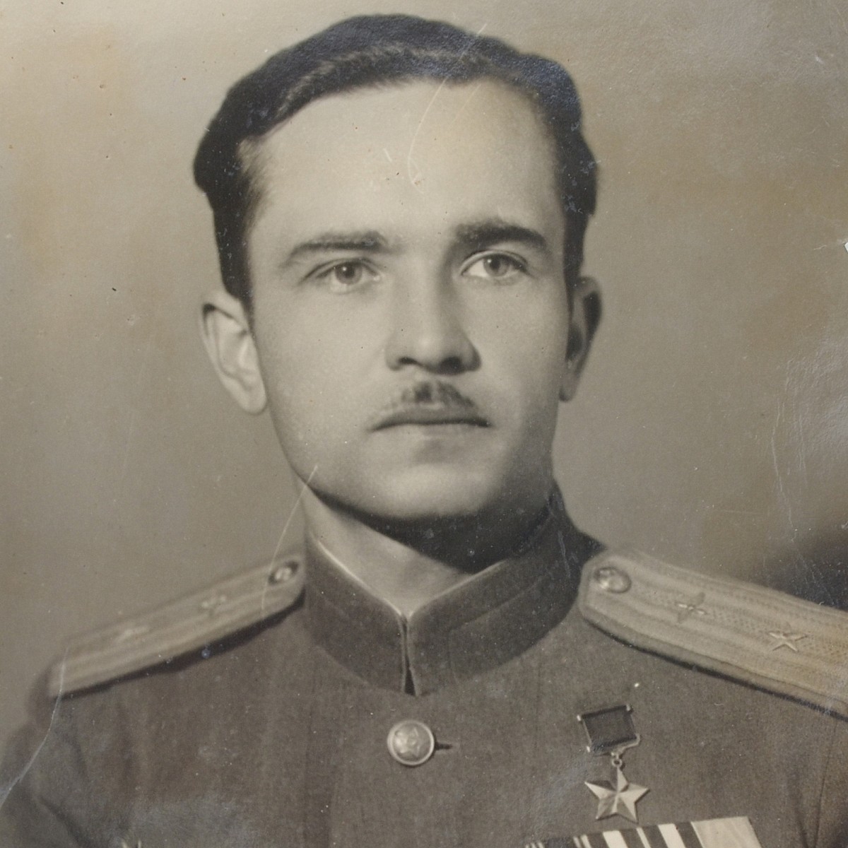 Photo of Hero of the Soviet Union Major Kolbeev A.N.