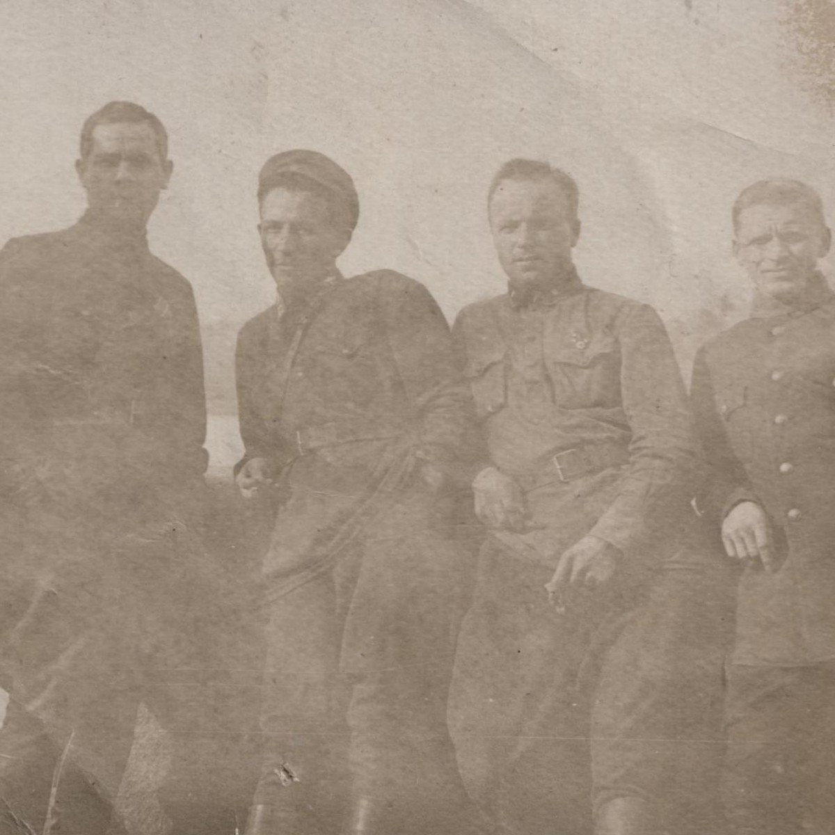 Photos of representatives of the OGPU special commission, district committee, etc.