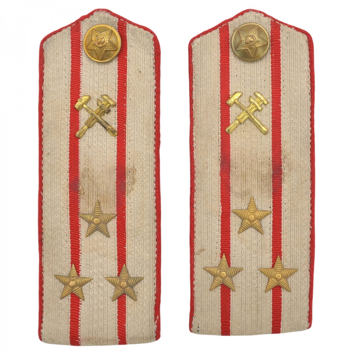 Shoulder straps of the colonel of the technical service of the ABTV or artillery, mod. 1943