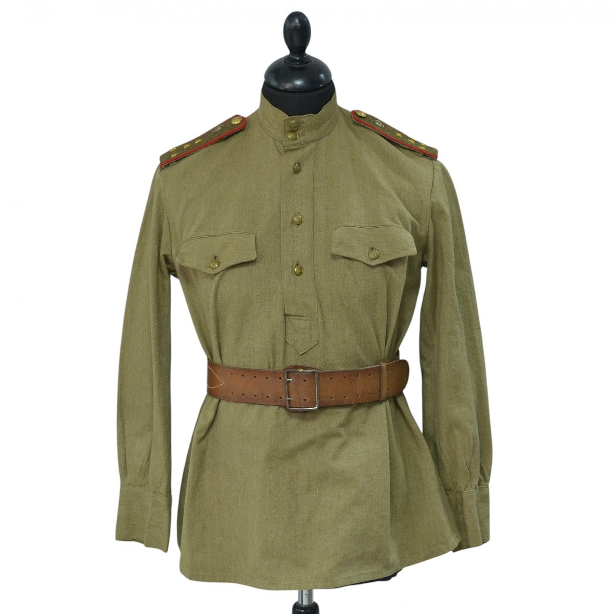 The tunic of the captain of the veterinary service of the Red Army in 1943, 1944