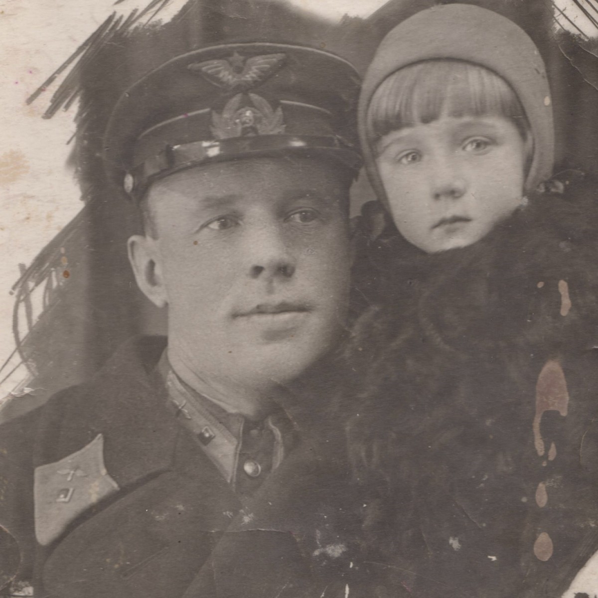 Photo of a junior lieutenant of the Red Army Air Force before being sent to the front, June 23, 1941.