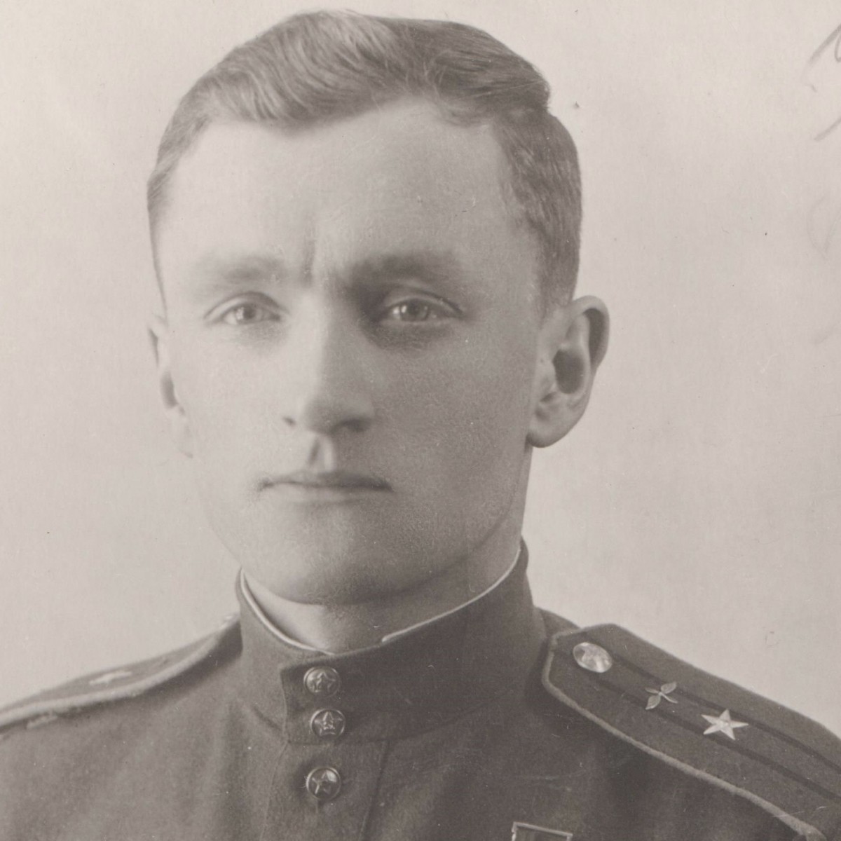 Photo of Major of the Red Army Air Force N.F. Makarenko, Hero of the Soviet Union