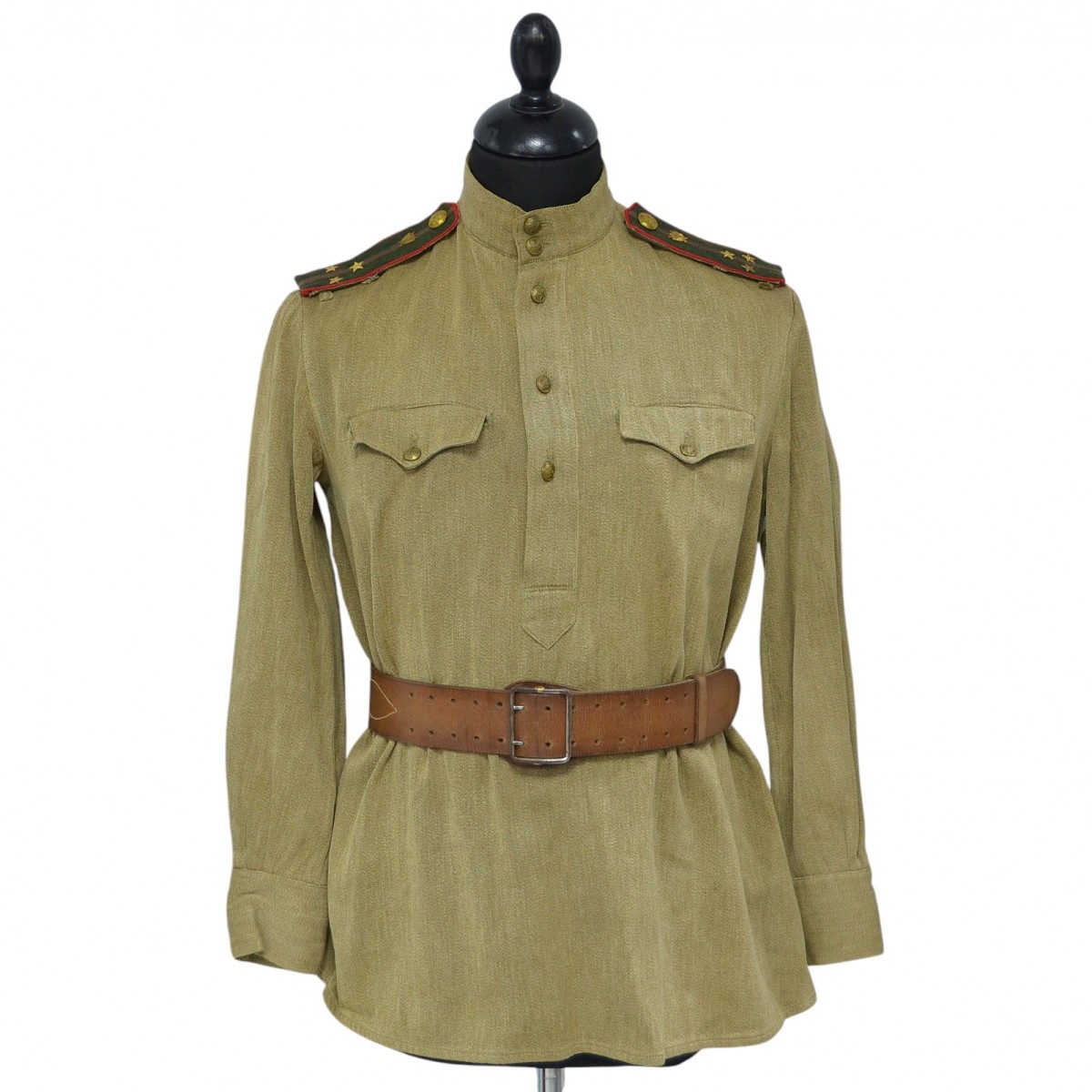 The tunic of a senior lieutenant of justice of the Red Army in 1943