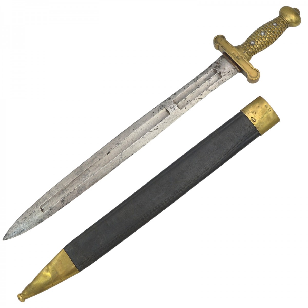French infantry artillery cleaver of the 1816 model