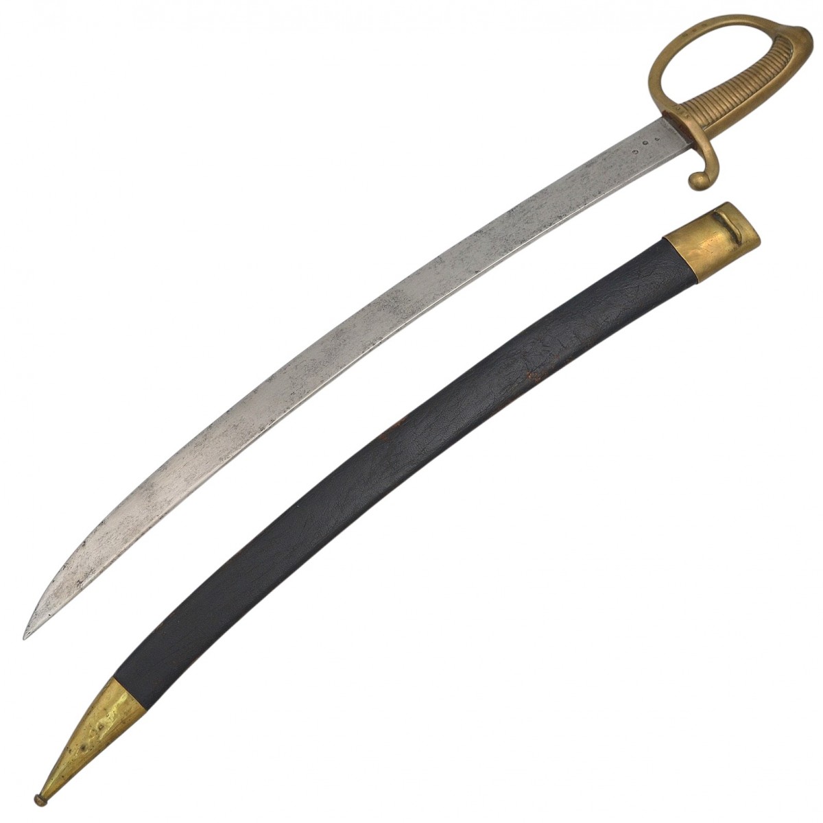 Saber (cleaver) of the French lower ranks of infantry of the 1803/16 model, the so-called "brigette"