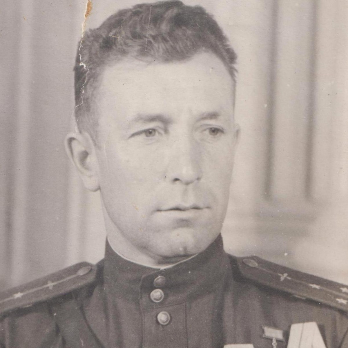 Photo of the Hero of the Soviet Union S.A. Frolovsky