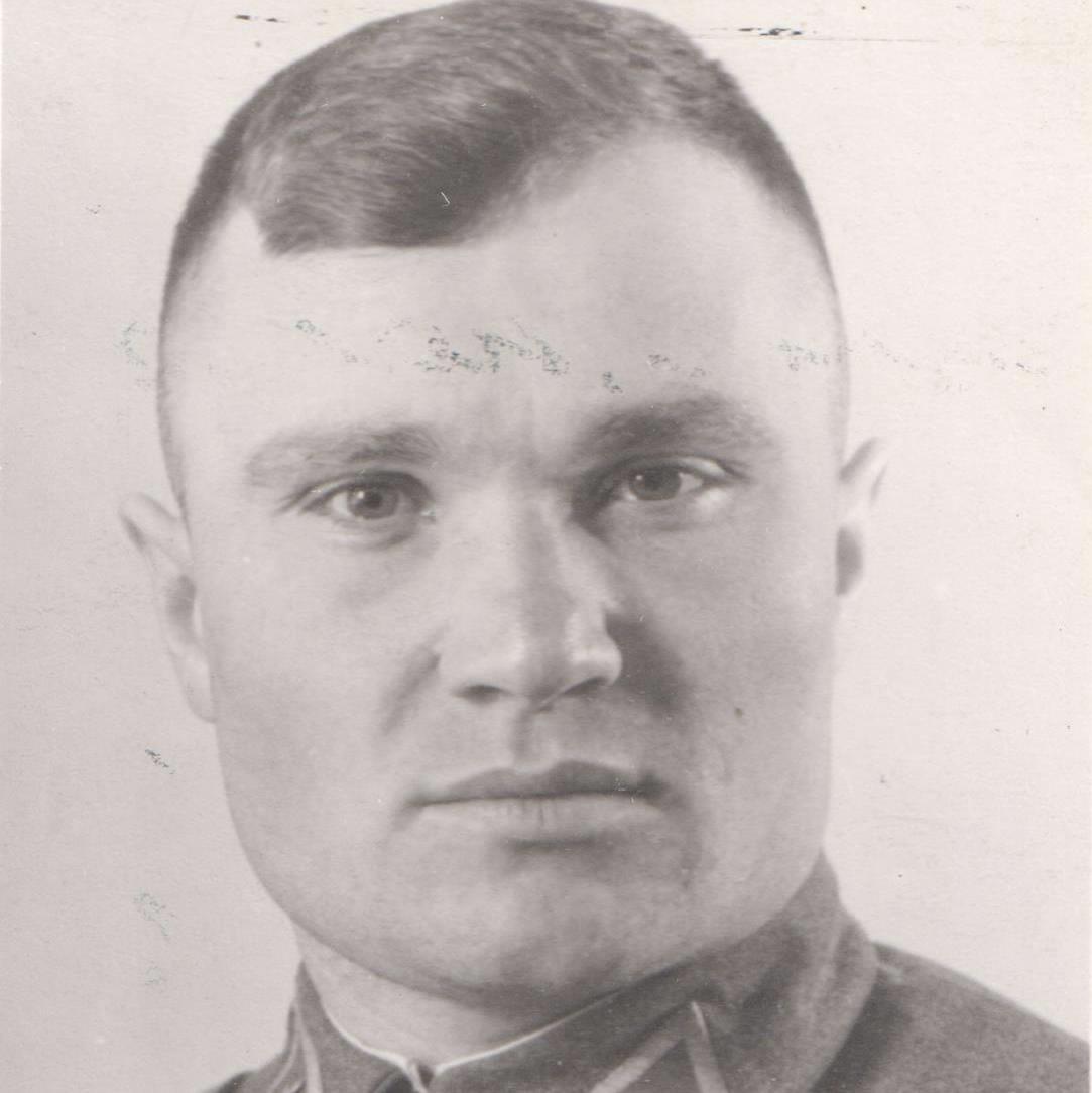 Photo of the Hero of the Soviet Union, Major of the Red Army Air Force I.P. Shumilov