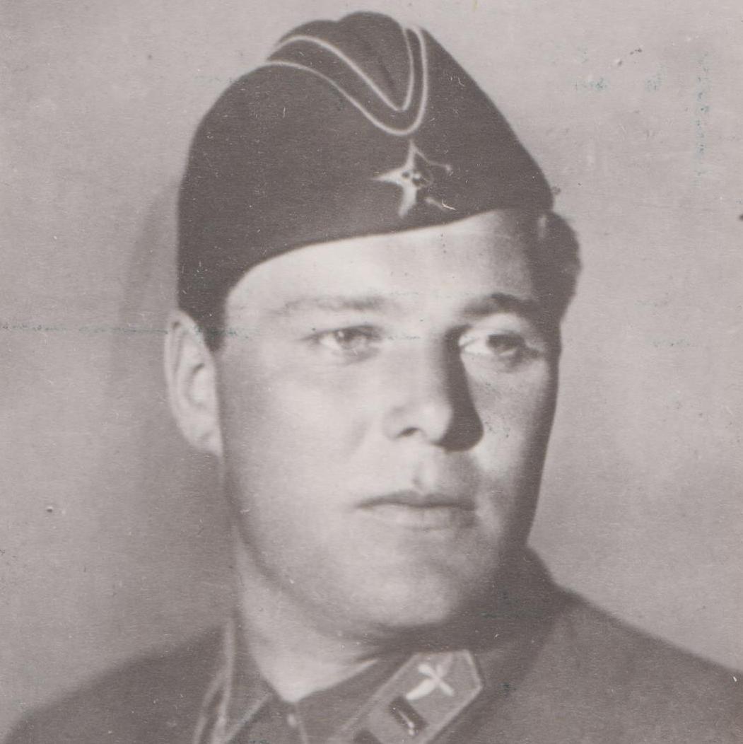 Photo of the Hero of the Soviet Union V.N. Sidorin