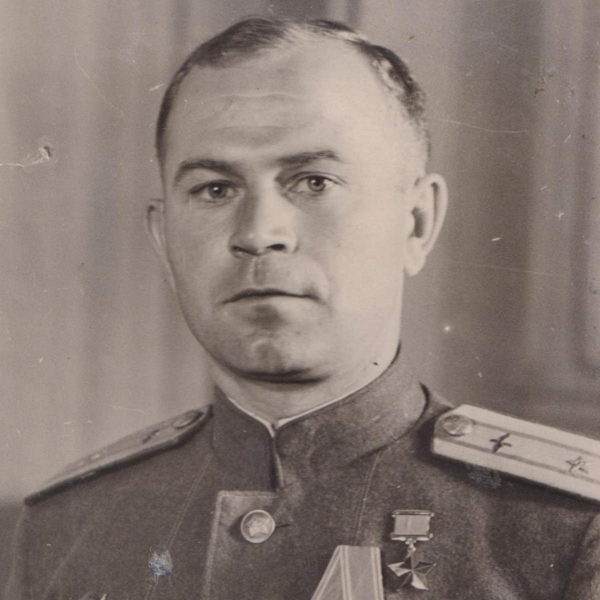 Photo of Hero of the Soviet Union G.E. Tkachev